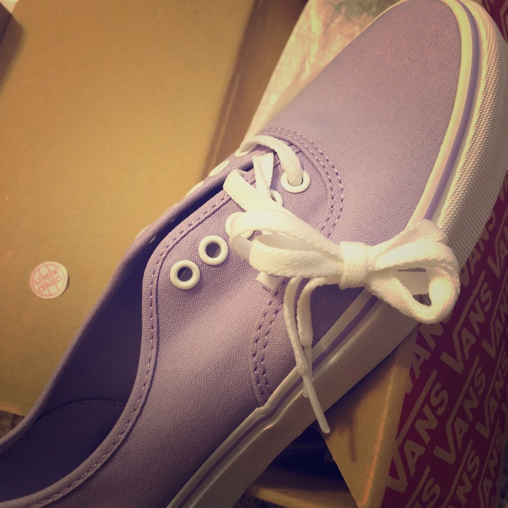 Purple Vans Brand New!